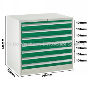 Euroslide Storage Cabinet 7 Drawer 825mm